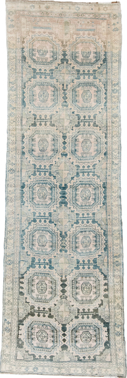 Antique Sarab Runner Rug (4' x 14')